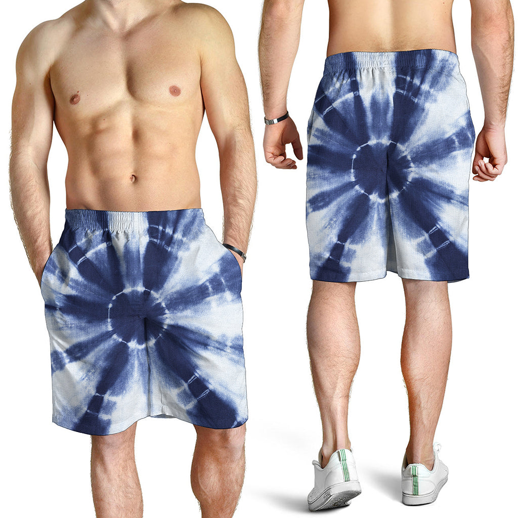Tie Dye Shibori Print Men's Shorts