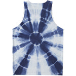 Tie Dye Shibori Print Men's Tank Top