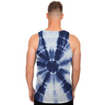 Tie Dye Shibori Print Men's Tank Top