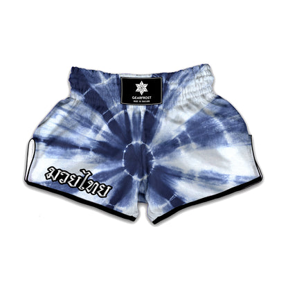 Tie Dye Shibori Print Muay Thai Boxing Shorts