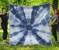 Tie Dye Shibori Print Quilt