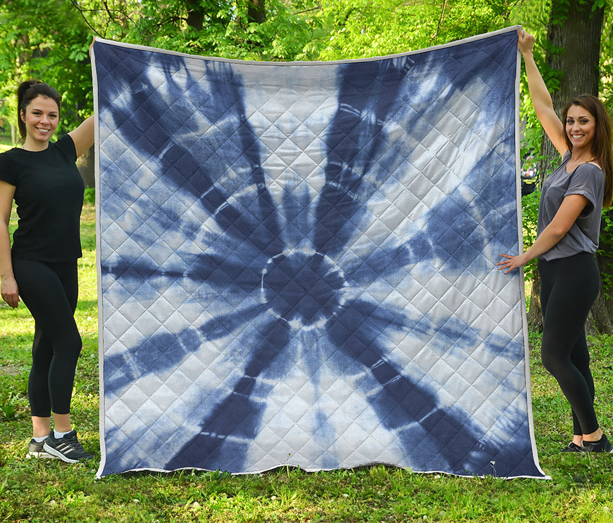 Tie Dye Shibori Print Quilt
