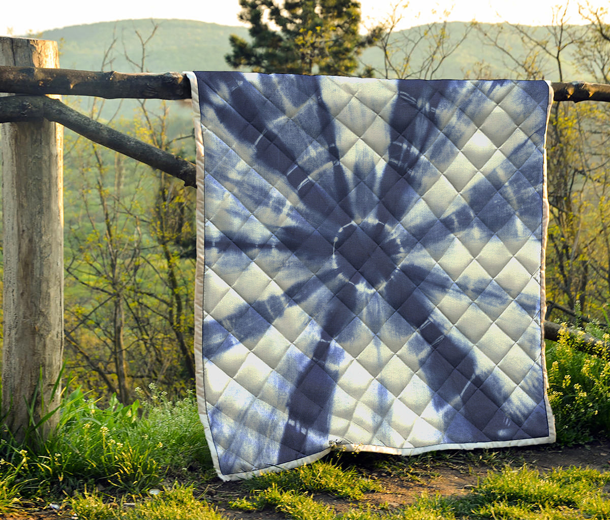 Tie Dye Shibori Print Quilt