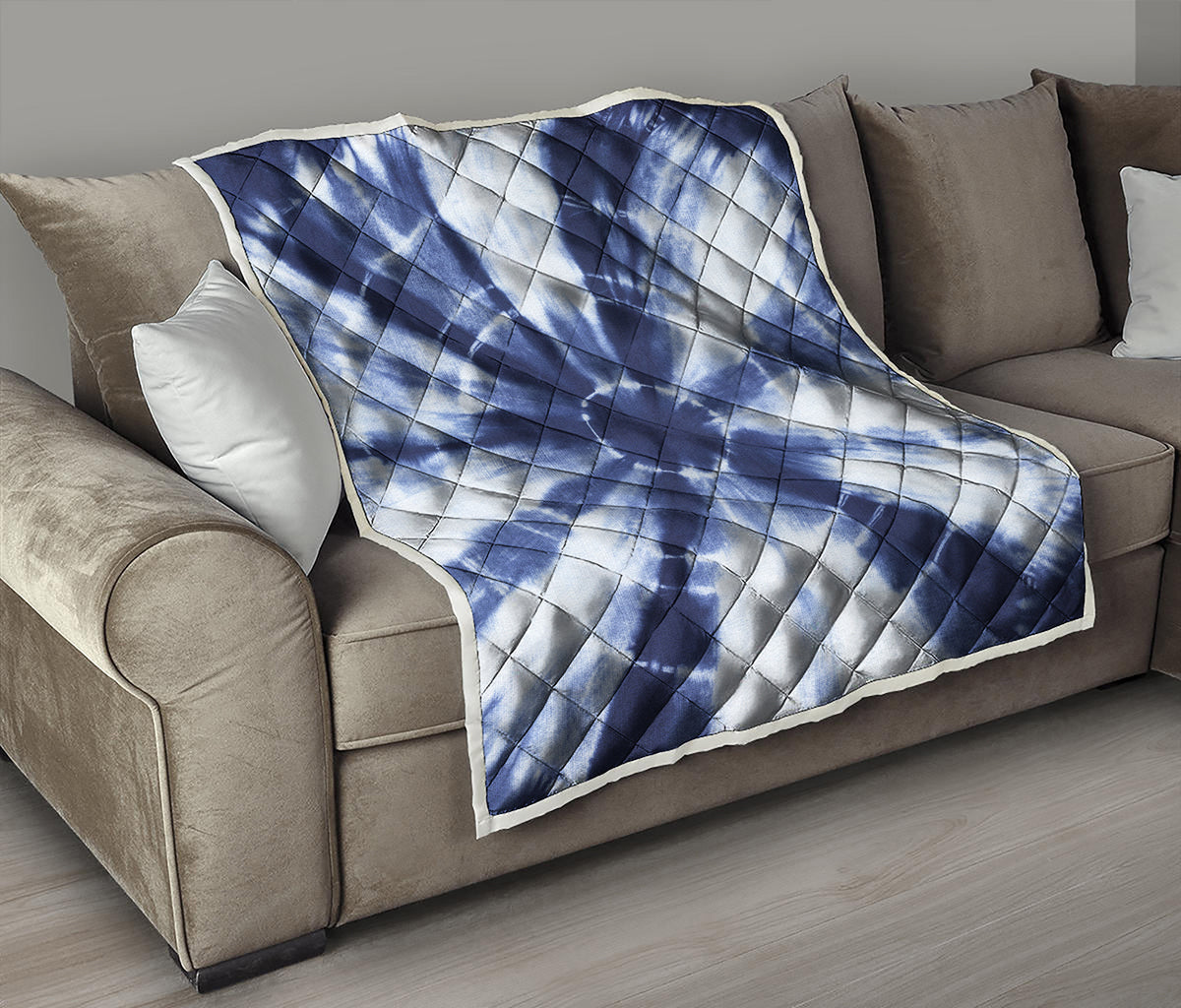 Tie Dye Shibori Print Quilt