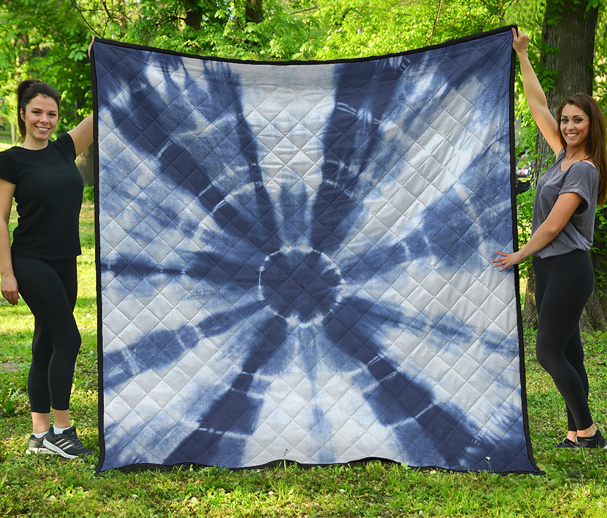 Tie Dye Shibori Print Quilt