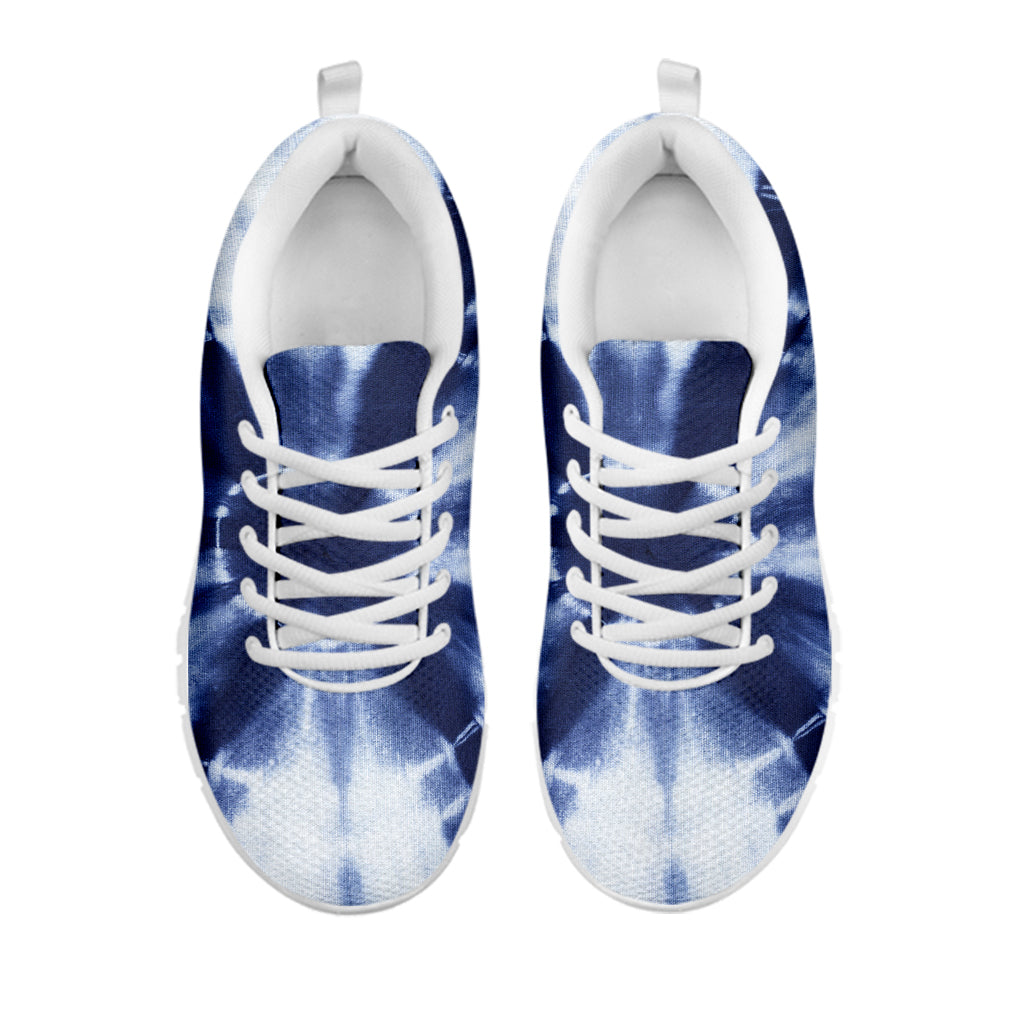 Tie Dye Shibori Print White Sneakers
