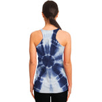 Tie Dye Shibori Print Women's Racerback Tank Top