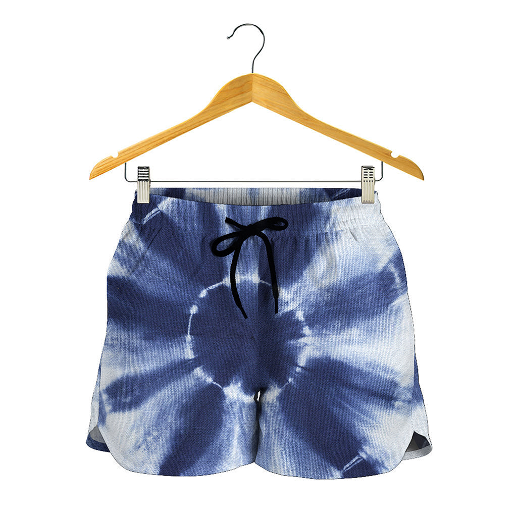 Tie Dye Shibori Print Women's Shorts