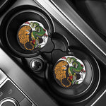 Tiger And Dragon Yin Yang Print Car Coasters