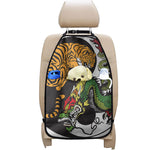 Tiger And Dragon Yin Yang Print Car Seat Organizers