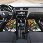 Tiger And Dragon Yin Yang Print Front and Back Car Floor Mats