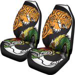 Tiger And Dragon Yin Yang Print Universal Fit Car Seat Covers