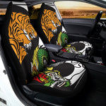 Tiger And Dragon Yin Yang Print Universal Fit Car Seat Covers