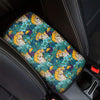 Tiger And Toucan Pattern Print Car Center Console Cover