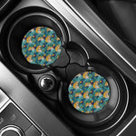 Tiger And Toucan Pattern Print Car Coasters