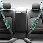 Tiger And Toucan Pattern Print Car Seat Belt Covers