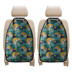 Tiger And Toucan Pattern Print Car Seat Organizers