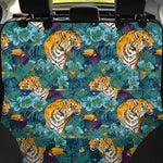 Tiger And Toucan Pattern Print Pet Car Back Seat Cover