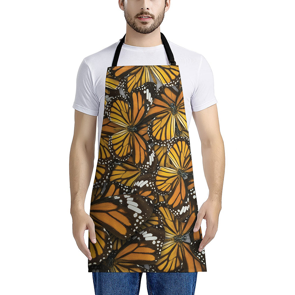 Tiger Monarch Butterfly Pattern Print Apron