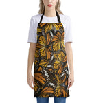 Tiger Monarch Butterfly Pattern Print Apron