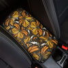 Tiger Monarch Butterfly Pattern Print Car Center Console Cover