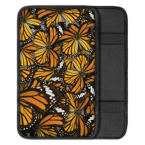 Tiger Monarch Butterfly Pattern Print Car Center Console Cover