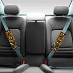 Tiger Monarch Butterfly Pattern Print Car Seat Belt Covers