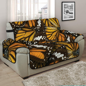 Tiger Monarch Butterfly Pattern Print Half Sofa Protector