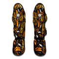 Tiger Monarch Butterfly Pattern Print Muay Thai Shin Guards