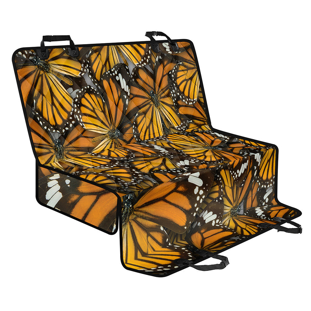 Tiger Monarch Butterfly Pattern Print Pet Car Back Seat Cover