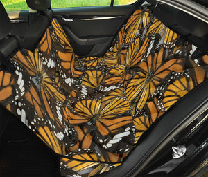 Tiger Monarch Butterfly Pattern Print Pet Car Back Seat Cover