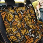 Tiger Monarch Butterfly Pattern Print Pet Car Back Seat Cover