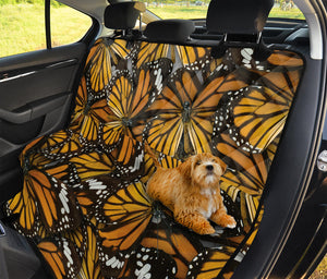 Tiger Monarch Butterfly Pattern Print Pet Car Back Seat Cover