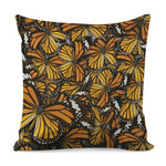 Tiger Monarch Butterfly Pattern Print Pillow Cover