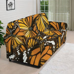 Tiger Monarch Butterfly Pattern Print Sofa Cover