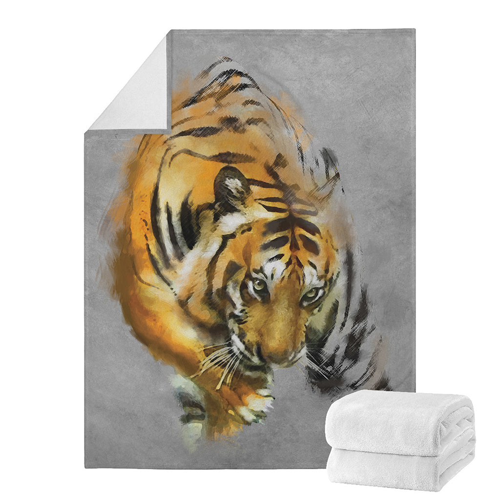 Tiger Painting Print Blanket