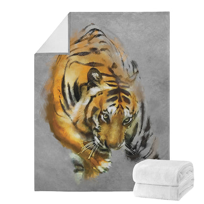 Tiger Painting Print Blanket