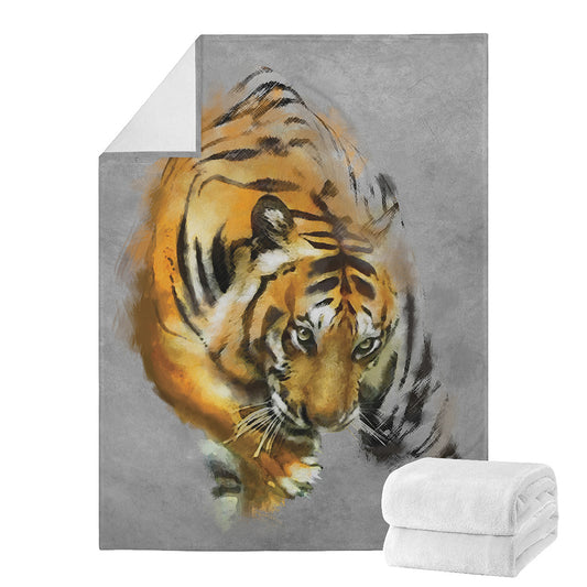 Tiger Painting Print Blanket