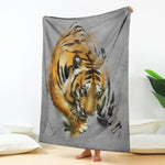 Tiger Painting Print Blanket