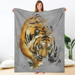 Tiger Painting Print Blanket