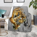 Tiger Painting Print Blanket