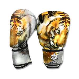 Tiger Painting Print Boxing Gloves