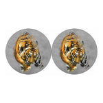 Tiger Painting Print Car Coasters