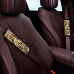 Tiger Painting Print Car Seat Belt Covers