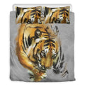 Tiger Painting Print Duvet Cover Bedding Set
