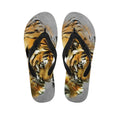 Tiger Painting Print Flip Flops