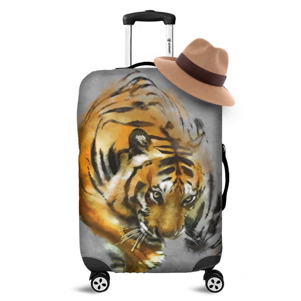 Tiger Painting Print Luggage Cover