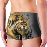 Tiger Painting Print Men's Boxer Briefs