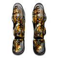 Tiger Painting Print Muay Thai Shin Guards