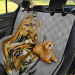 Tiger Painting Print Pet Car Back Seat Cover